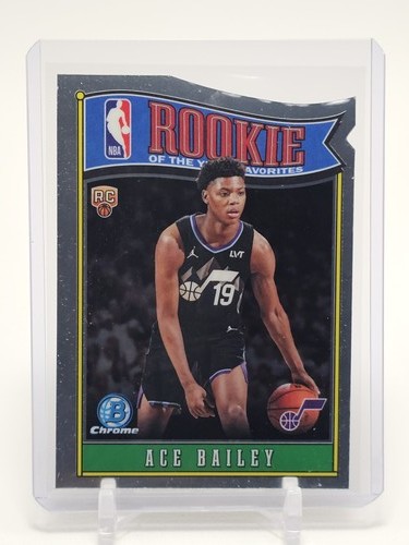 ACE BAILEY 2025-26 BOWMAN CHROME ROOKIE OF THE YEAR FAVORITES RC Q2277