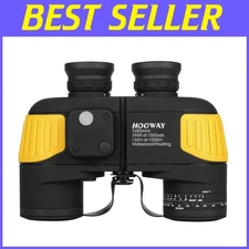 High-Performance 7x50 Waterproof Binoculars with Built-In Rangefinder & Compass