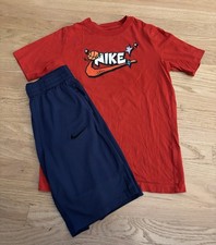 Nike Boys 2pc Outfit Shirt  Shorts Set Size L Large 14/16