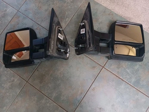 Fits 2004-2014 Ford F-150 Right & Left Towing Mirror Manual Folding Non Heated