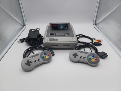Original Super Nintendo  SNES Konsole | + Super Mario World + 2 Controller