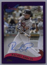 2020 TOPPS ARCHIVES - PURPLE - FAN FAVORITES AUTOGRAPH - RAFAEL FURCAL /150