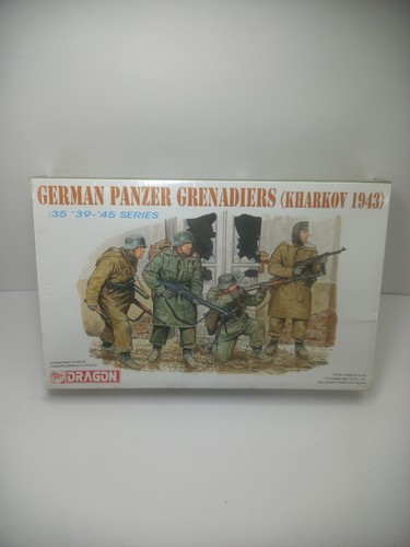 Dragon 1/35 German Panzer Grenadiers Kharkov 1943 – Figurini WWII - Foto 1 di 5