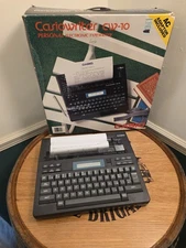 80s 90s CasioWriter CW-10 Portable Electric Typewriter No AC Adapter