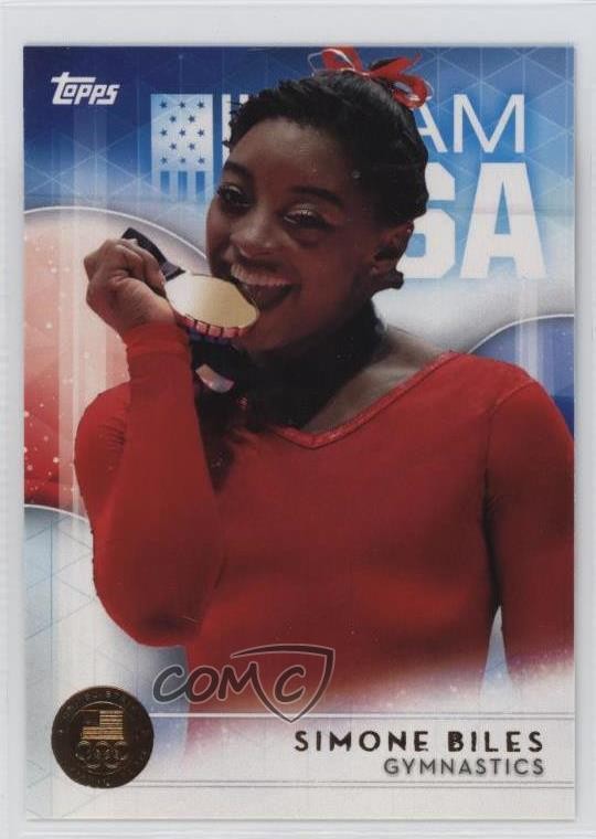 2016 Topps US Olympic & Paralympic Team and Hopefuls Bronze Simone Biles 18kw