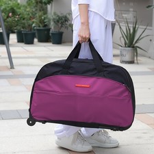 Rolling Travel Bag with Wheels Large Capacity Luggage Duffel Tote Business Trip