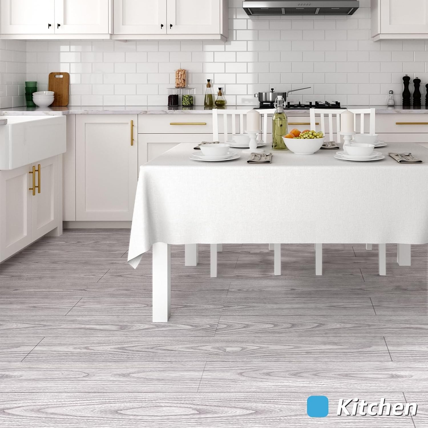 Art3d 15 Sq.ft Peel and Stick Floor Tiles, Luxury Vinyl Plank Flooring Wood Look