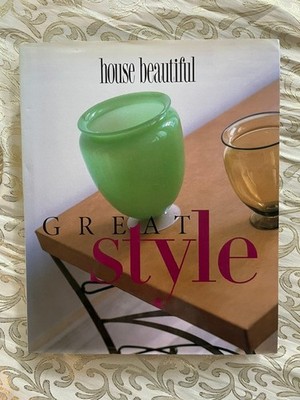 House Beautiful Great Style 9''x11'' coffee table book HC by Christine Pittel new