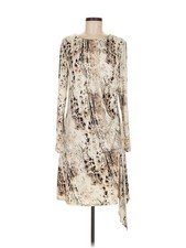 H By Halston Women Ivory Casual Dress M