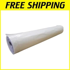 Durable 6 mil Greenhouse Plastic Sheeting - 40'x25' - Clear