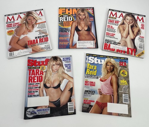 Tara Reid Magazine Lot Maxim FHM Stuff Y2K 2000s Model Covers 5