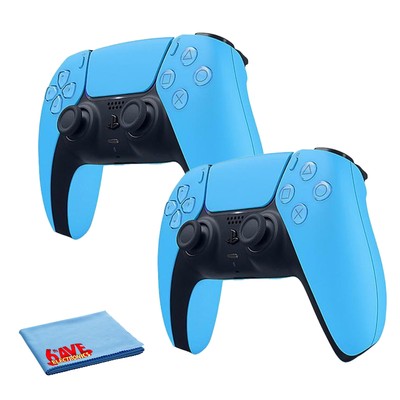 PlayStation DualSense Wireless Controller - Starlight Blue - Bundle
