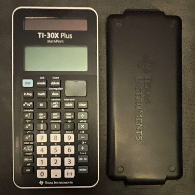 Texas Instruments TI-30X Plus MathPrint Rechner schwarz mit Tasche
