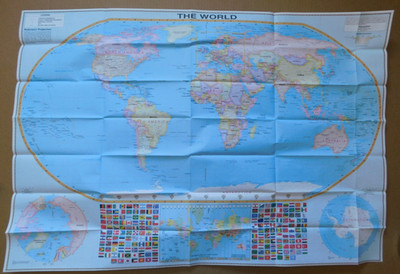AAA Map - The World - vintage unknown date