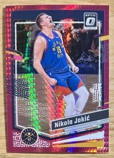 2023-24 Panini Donruss Optic Nikola Jokic Hyper Pink Prizm #19 Nuggets