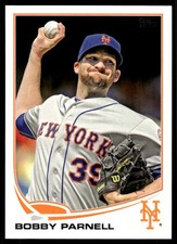 Bobby Parnell 2013 Topps #139 New York Mets MLB READ FREE SHIPPING AutographDen