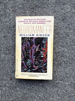 Neuromancer William Gibson 1984 Ace paperback Cyberpunk 20th print Sci-fi