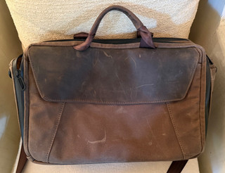 Waterfield Designs Air Porter Borsa da Trasporto Tela Compatta Cioccolato (Nuova Vers)