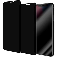 [Set Of 2] Kpns Anti-Peep Tempered Glass Screen Protector For Iphone 11 Pro Xs/_