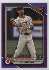 2024 Bowman Prospects Purple Border 146/250 Maui Ahuna #BP-26 12yh