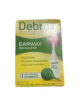 DEBROX EARWAX REMOVAL KIT , Includes Ear Drops  Bulb Ear Syringe 0.5 FL. OZ