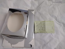 Silver Treat Cake Rectangle Boxes Clear Window 8x3x6 Inch Bakery Party Lot 12