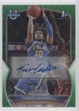 2022 Bowman U Chrome Prospect Green Refractor 18/99 Tyger Campbell #9 Auto 6l7