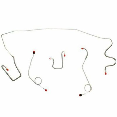 Front Brake Line Kit Fits Plymouth Barracuda 67 w/Disc/Drum Brake-YKT6701OM