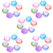 60 Pcs Jewelry Making Charms Diy Bracelet Beads Caps Flower End Toppers