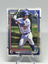 Jaron Elkins 2024 Bowman Prospects Rookie 1st Card RC #BP-106 Los Angeles (QH5)