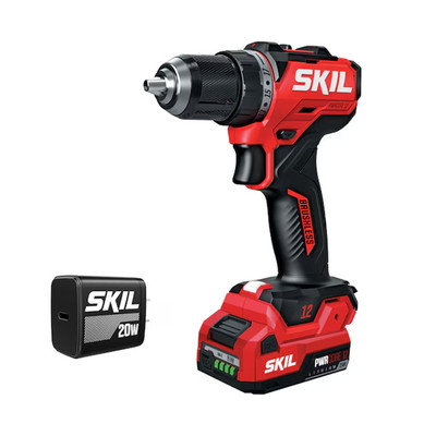 SKIL PWR CORE 12-volt 1/2-in Keyless Brushless Cordless Drill Kit