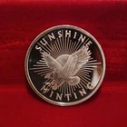 New Sunshine Minting 1/2 Troy Ounce .999 Fine Silver Round 1/2 oz