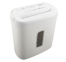 8 Sheet Cross Cut Paper Shredder Heavy Duty Credit Card Security White