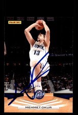 Signed Basketball Card Auto Mehmet Okur 2009-10 Panini #243 Utah Jazz
