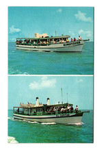 EL Captain and Kingfisher, Treasure Island FL vintage postcard unposted