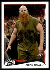 Erick Rowan RC: 2014 Topps WWE Rookie Card #19