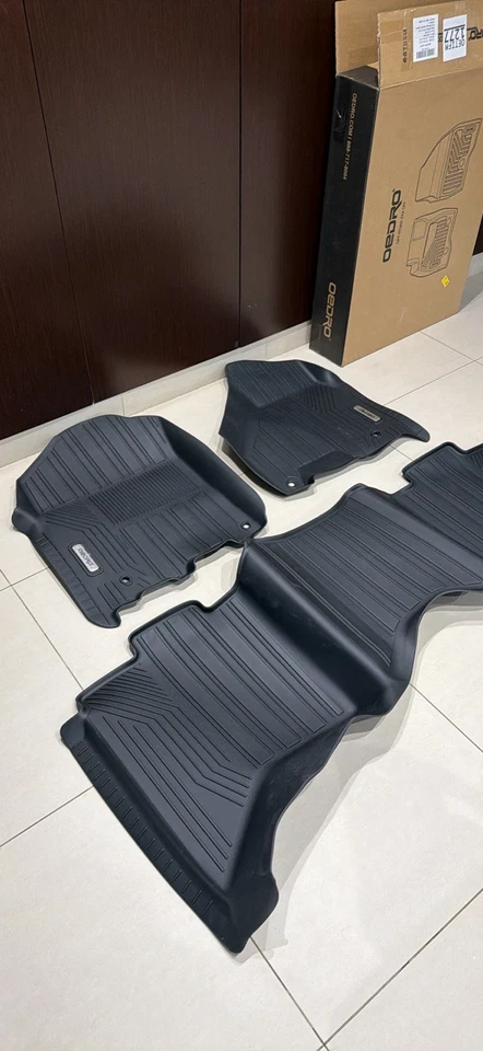 Alfombrillas OEDRO para Dodge Ram 1500 2500 3500 doble cabina 2012-2018 TPE 3D forros Foto 4 de 4