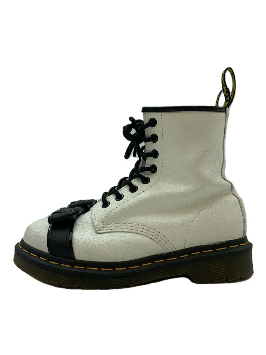 Dr. Martens Lace-Up Boots/Us6/Wht/Ck11T 858