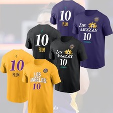 HOT - Kelsey Plum #10 Los Angeles Team Sparks 2026 Player Name & Number Fan Look