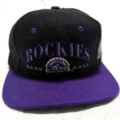 Vintage Colorado Rockies Snapback Hat Cap Adjustable Mlb Wool Youngan Signatures