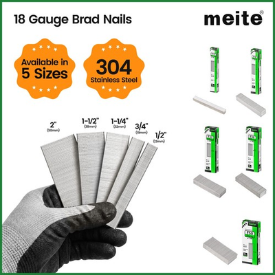 #ad #ad 2000 Counts meite 18 Gauge Stainless Steel Brad Nails 18GA Brad Nails $378.99