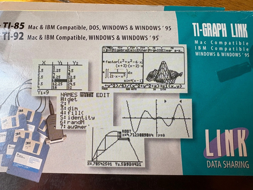 Texas Instruments TI Graph Link to connect TI-85 TI-92 and other. Complete box! - 第 3/11 張圖片