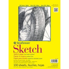 Strathmore 350110 Sketch Paper Pad 11"X14"-50lb 100 Sheets