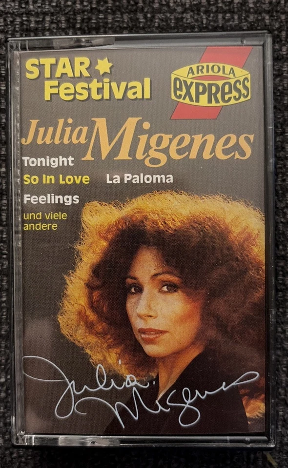 Selten: JULIA MIGENES Star Festival MC / ARIOLA express