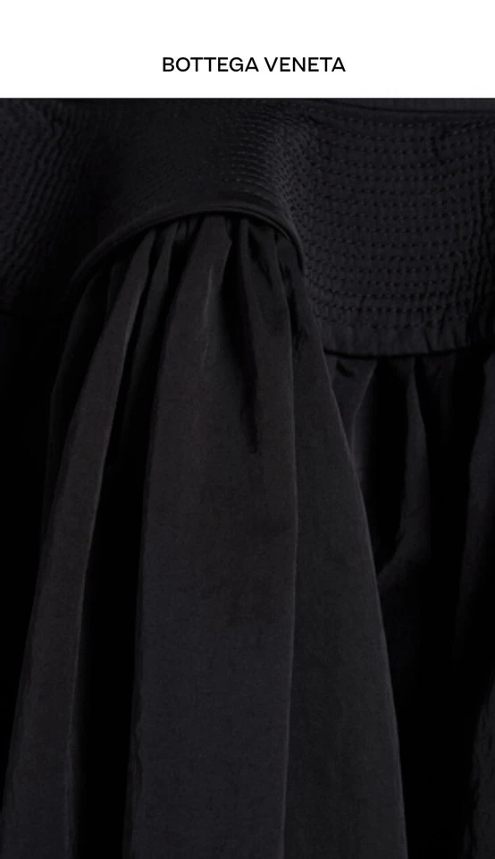 Falda midi de nailon Bottega Veneta Tech Foto 3 de 4