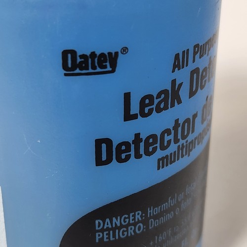 OATEY All Purpose Leak Detector Liquid Solution 30209 8 FL. OZ. (160 to 55F) - 第 4/10 張圖片