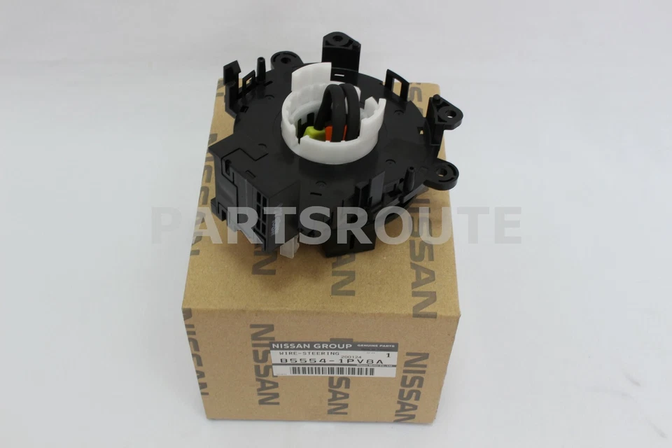 Cable espiral resorte reloj Nissan Cube Murano Infiniti EX35 FX35 OEM B5554-1PV8A Foto 2 de 4