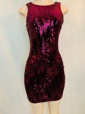 emerald sundae burgundy dress