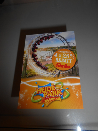25 % Rabatt - Gutschein für 4 Personen , Freizeitpark - Heidepark