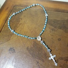 Made in USA Handmade Rosary Beads Shine Crystals